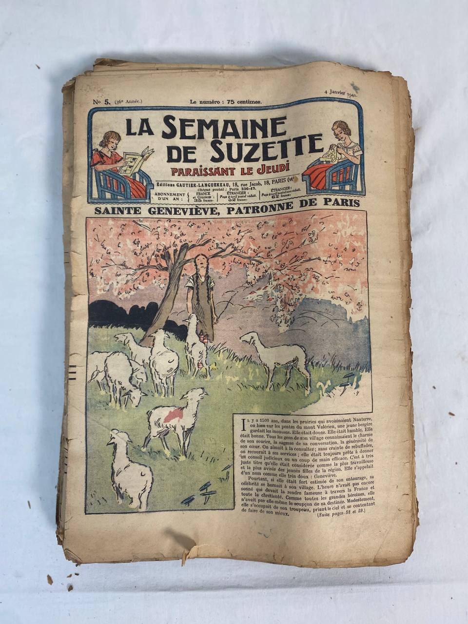 La semaine de Suzette-Année 1940 (39éme année éditeur)