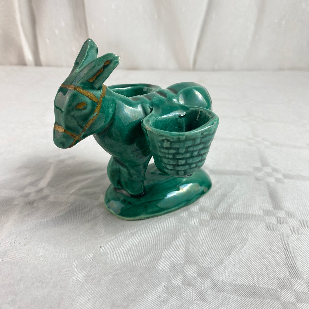 L'âne vert en ceramique