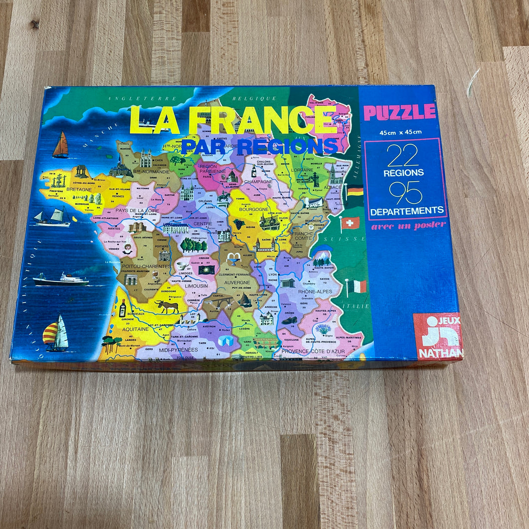 Puzzle La France par régions