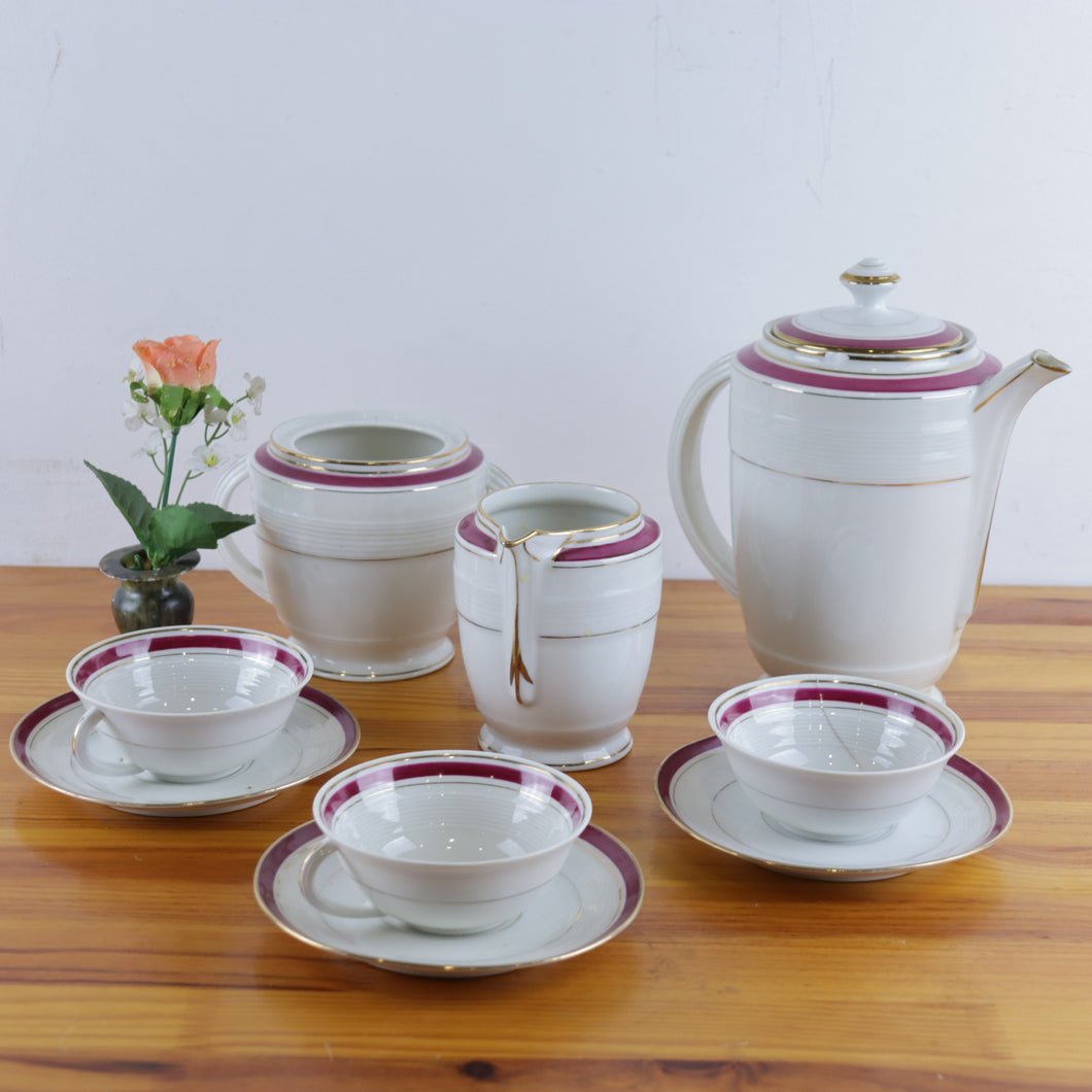 Service à thé en porcelaine Limoges