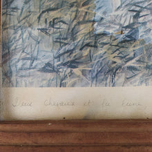 Charger l&#39;image dans la galerie, Deux chevaux et la lune
