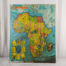 Charger l&#39;image dans la galerie, L&#39;Afrique puzzle vintage
